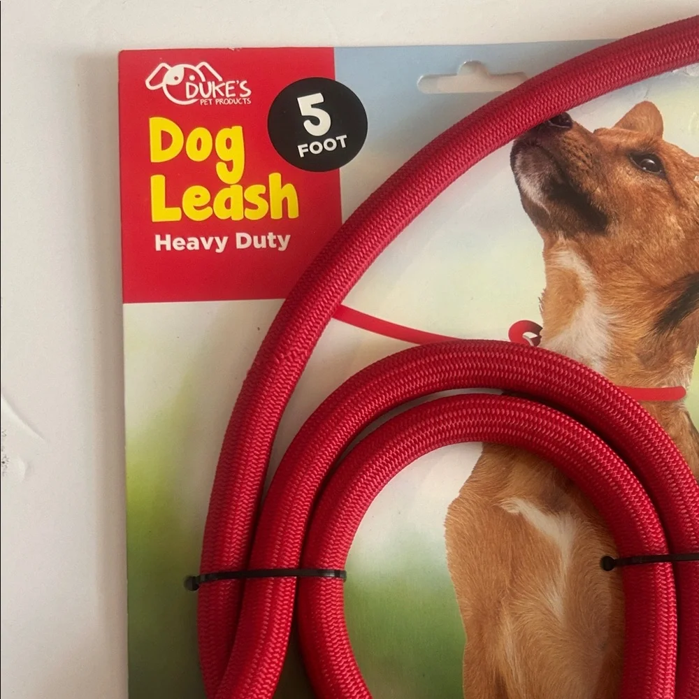 Heavy Duty Red Dog Leash